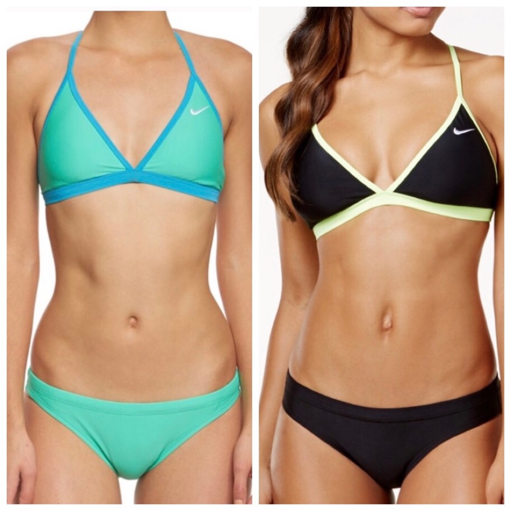 - 1 LEFT! - Nike Pro Swim Bikini Top / Sports Bra - Picture 7 of 7
